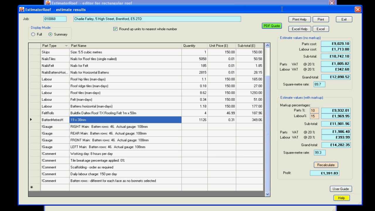 Roofing Estimate Software For Mac